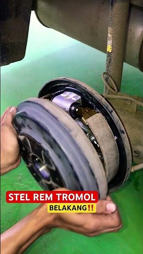 how to adjust rear drum brakes✅
