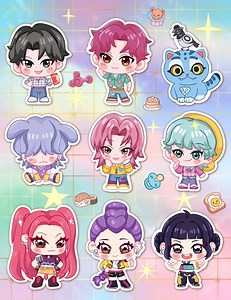 Anime Chibi Stickers: Digital Clipart Bundle (PNG, SVG, EPS Files) - Etsy Australia