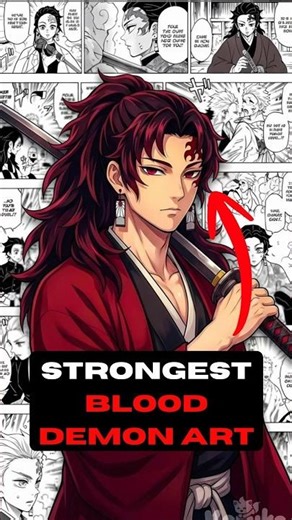 Strongest Blood Demon Art in Demon Slayer #shorts #demonslayer