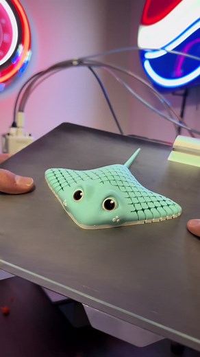 Articulated Stingray ASMR! Explore the Mesmerizing World of 3D Printed Stingrays