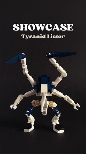 Lego moc Tyranid Lictor Warhammer 40k