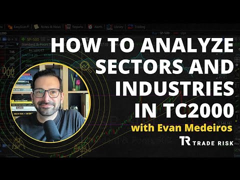 Sector Analysis with TC2000 | How to analyze stock market sector and industries like a pro trader
