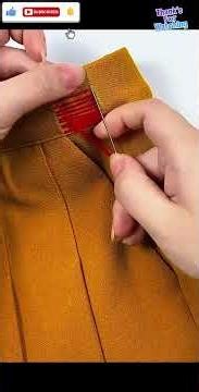 Waistband Too Big? Make It Smaller With One Simple Trick. #fashiontips #sewingtips #stylemistakes