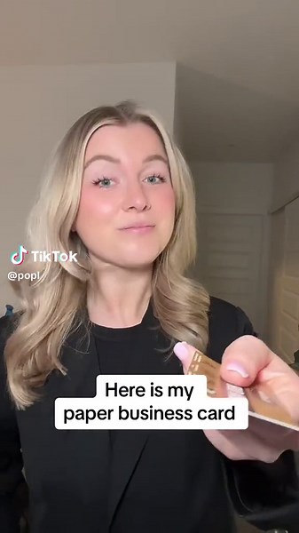 Create a digital business card on the free app Popl!! #poplbusinesscard #digitalbusinesscard #businesstiktok