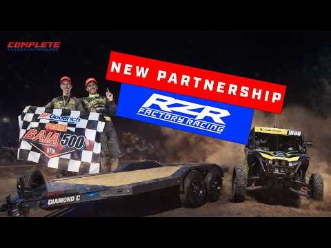 NEW PARTNERSHIP : POLARIS RZR FACTORY RACING x COMPLETE TRAILERS!