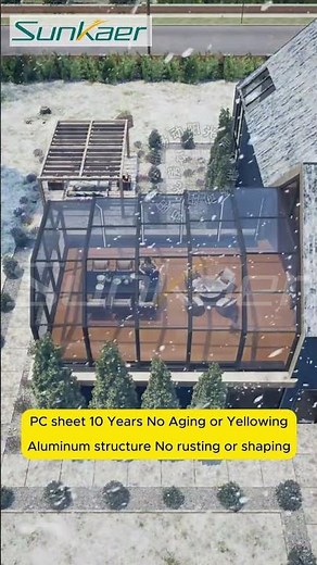 Transform Your Balcony into a Stunning Outdoor Oasis! 🌆✨ #sunroom #sunkaer