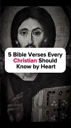 5 Bible Verses Every Christian Should Know By Heart #jesus #god #christian #fyp #edit