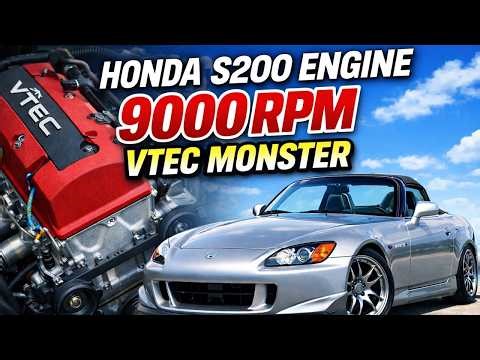 Honda S2000 Engine Explained — The 9,000 RPM Legend