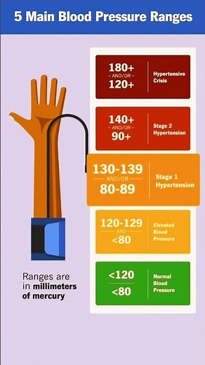 5 Main Blood Pressure Ranges Explained | Normal vs High BP | Hypertension Guide