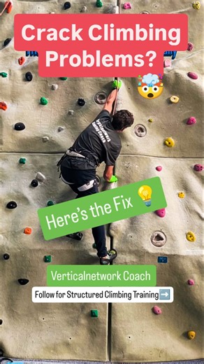 verticalnetwork on Instagram: "Struggling with crack climbing or slab cracks? 🤔 Most climbers pull too much and lose balance instead of working with pressure and counter-tension. In this short breakdown, I show how to stay stable using an adapted version of the standard movement — learning to press, not pull. 💪 Join my Telegram Climbing Group for video feedback, technique drills, and training updates: 👉 [t.me/verticalnetworkcoach] Check out my coaching offers: • Online coaching – full video a