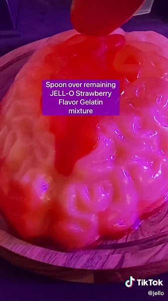 Spooky Jello Brain Dessert Recipe