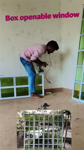 box openable window and all aluminium glass furniture work done here