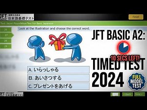 JFT Basic A2 sample Practice: Full Exam Simulation 2026