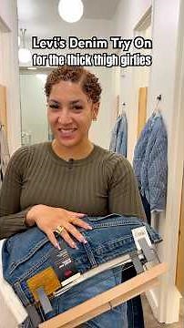 Testing the Best Levi's Jeans for My Thick Thighs #jeans #tryon