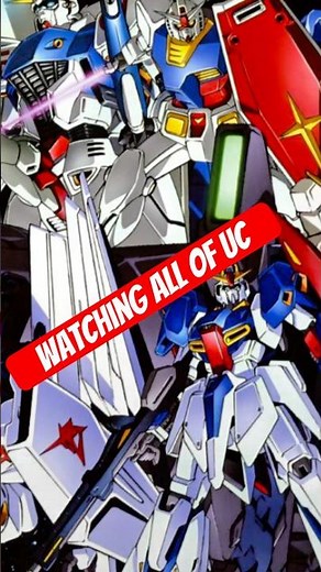 Watching all of the UC Gundam Timeline. #gundam #nugundam #gundamfigure #gunpla #gundammodel #anime