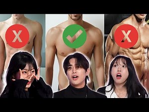 Male vs Female Body Shape Koreans Like The Most! (bisexual opinion too😏)