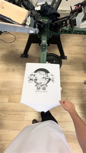 The sound of screen printing pov