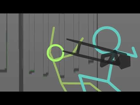 Sprite 3-D background test (stick nodes)￼