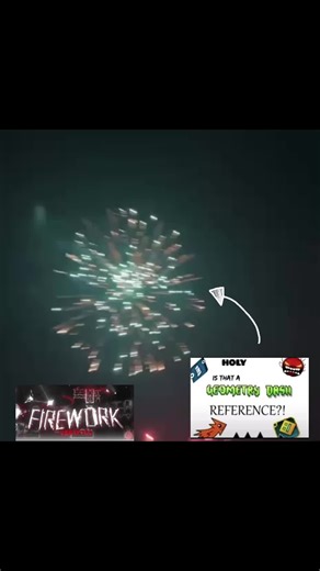 Geometry Dash Game: Fireworks and Gameplay