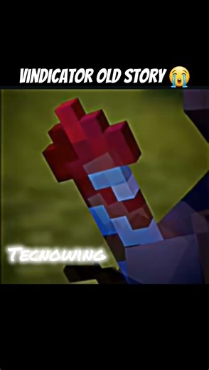 vindicator old story 😭😢 #minecraft