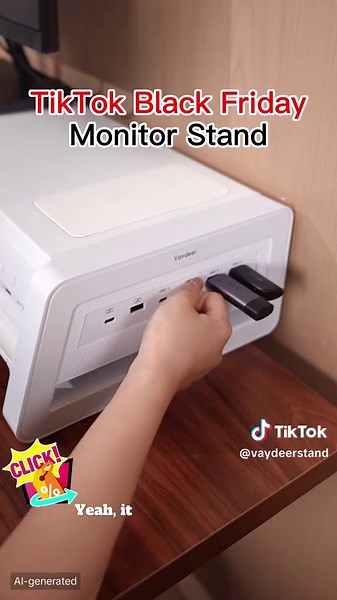 OFFICIALLY SELLING OUT! 🚨 The Desk Organizer Everyone's Buying! #tiktokblackfriday #innovation #vaydeer #monitorstand #desksetup