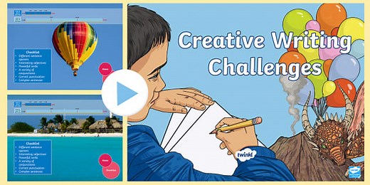 Creative Writing From Images - Challenge PowerPoint
