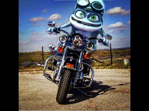 Crazy Frog riding Harley Davidson/Real life/Motorcycle