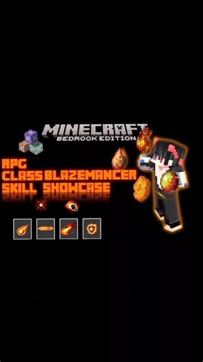 RPG SERIES ELEMENTAL -BLAZEMANCER- | Showcase Skill Minecraft Bedrock Edition