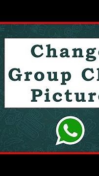 How To Change Group Chat Picture On WhatsApp iPhone