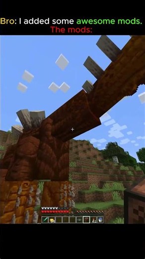 BRO SAID HE ADDED SOME USEFUL MODS...💀 #minecraft
