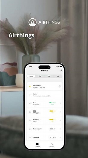 Airthings | Keep track of indoor air pollution