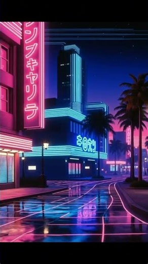 Ciudad retrofuturista 80s synthwave retrofuturista #chillmusic #retrofuturista #retrowave #synthwave