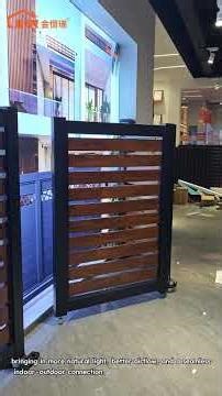 ALUMINUM BI-FOLDING GATE – Smart Space, Modern Design