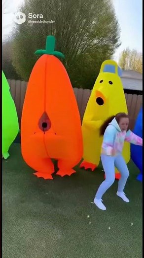 Fart Spray Prank in Inflatable Suits Gone Hilariously Wrong! 🤢😂