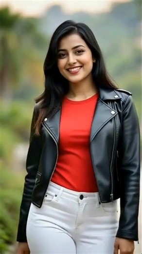 How to Style a Leather Jacket 🧥 | Chic & Trendy Outfit Ideas #leatherjacket #leatherjacketstyle #yt