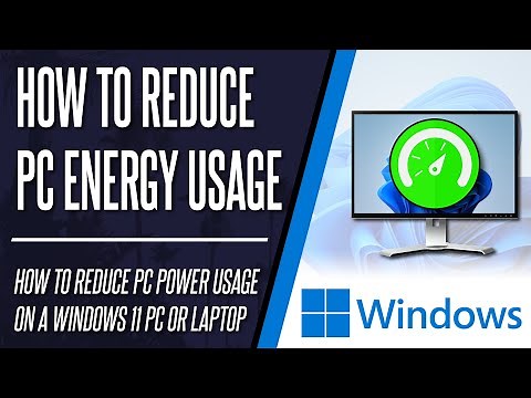 How to Reduce PC Power Consumption on Windows 11