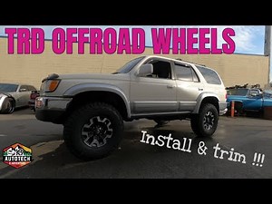 Tacoma TRD Offroad Wheels On 3rd Gen 4Runner