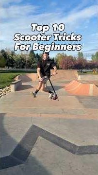 Top 10 Scooter Tricks For Beginners! #scooter #scootertricks #shorts