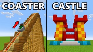 Minecraft: 20  Amusement Park Build Hacks!
