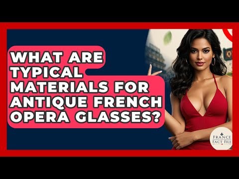 What Are Typical Materials For Antique French Opera Glasses? - France Fact File