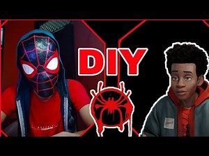 How to make Miles Morales spiderman Mask/DIY/#milesmorales