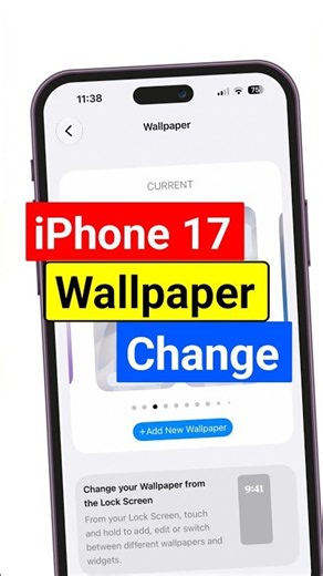 iphone 17 ka wallpaper kaise change kare | iphone 17 wallpaper change