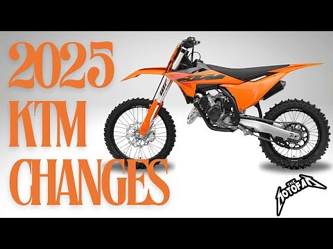 What's NEW with the 2025 KTM dirtbikes?