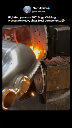 360° High-Temperature Liner Steel Welding Process 🔥