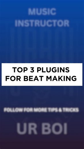1.5K views · 186 reactions | Top 3 Beat making plugin  . . . . #musicproduction #beatmaker #beatmaking #plugins #producer | UrBoi Muzic | Facebook