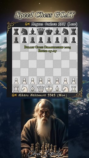 20K views · 349 reactions | The Speed Chess GOAT GM Hikaru Nakamura's triumph in round 5 of the 2023 Bullet Chess Championship against GM Magnus Carlsen crowned him as the undisputed Speed Chess GOAT, showcasing his exceptional brilliance and skills. #ChessInfinity #Chess | Chess Infinity | Facebook