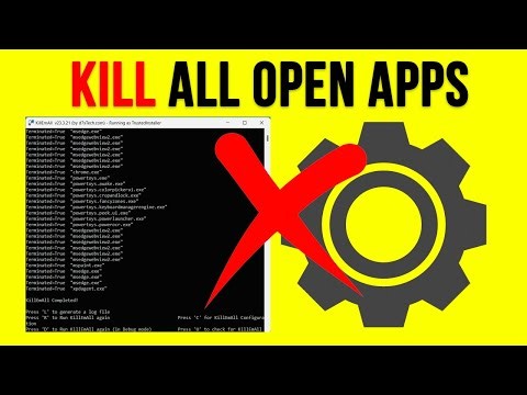 Close all Running Applications on Your Computer at Once with KillEmAll