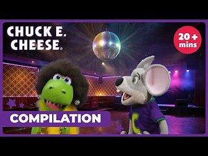 Chuck E. Cheese Music Videos & Comedy for Kids Compilation! (Giant Armadillos, Guitar Duels & More!)
