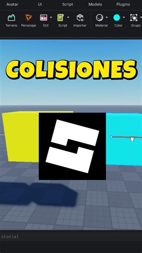 Como Activar o Desactivar las Colisiones en Roblox Studio #robloxstudio #colisiones