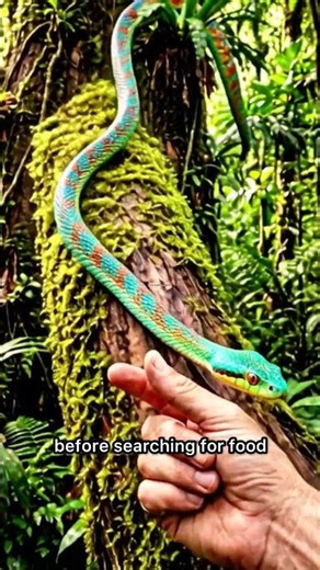 Tiny Rainbow Snake’s Secret Tree Home | Jungle Series Part 1 🐍